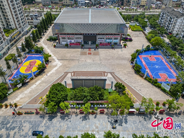 运动健身有了新去处 中国体育彩票体育运动公园亮相楚雄州武定县